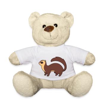 Furet - Nounours - blanc - Devant