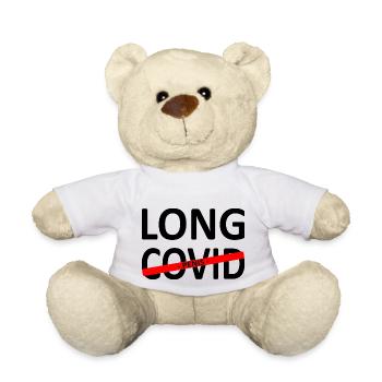 Long Covid-Penis - Corona Satire Version 1 - Teddy - Weiß - Vorne