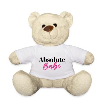 Absolutes Babe - Teddy - Weiß - Vorne