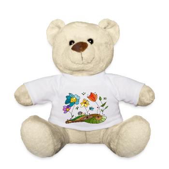 Fleur - Nounours - blanc - Devant