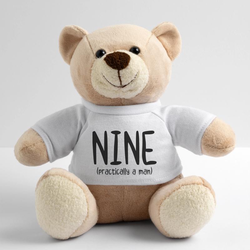 Nine Practically a Man Teddy Bear