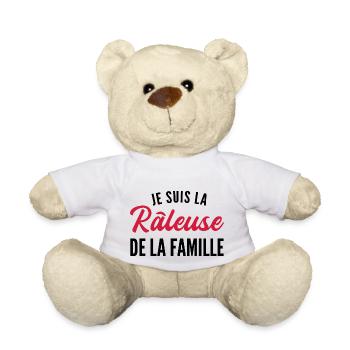 je suis râleuse / humour raleuse - Nounours - blanc - Devant