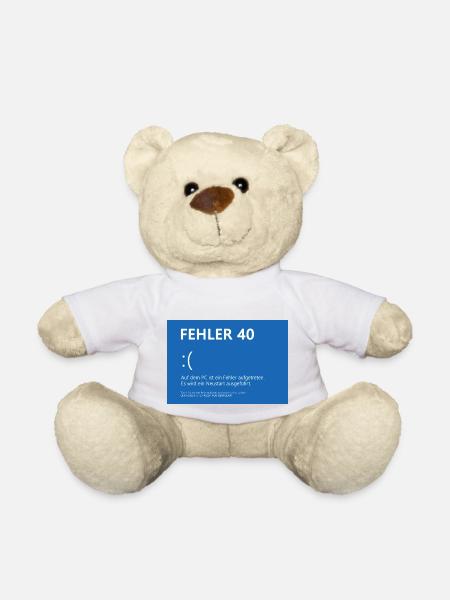 Fehler 40 - Teddy - Weiß