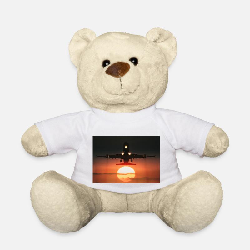 Décollage de l’avion - Nounours - blanc