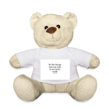 Slogan de motivation - Nounours - blanc - Devant