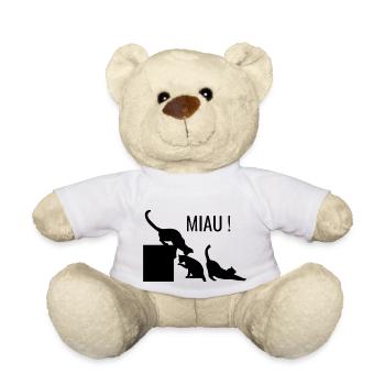 Katze - Teddy - Weiß - Vorne