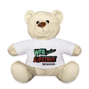 literary statement frequent readers book children - Teddy - Weiß - Vorne