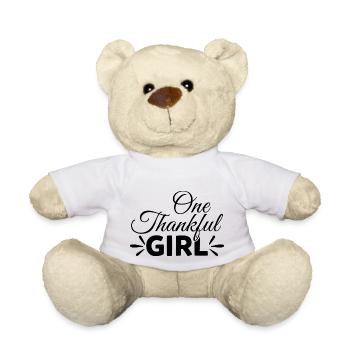 One thankful Girl - Teddy - Weiß - Vorne