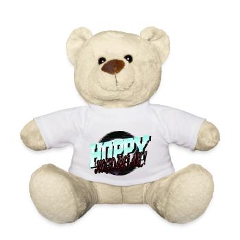 Dino Santa Bubaprints Joke Gift Sayings Quote - Teddy Bear - white - Front