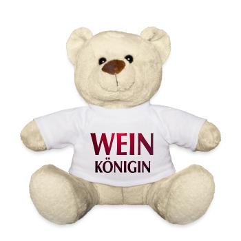 Wein Königin rot - Teddy - Weiß - Vorne