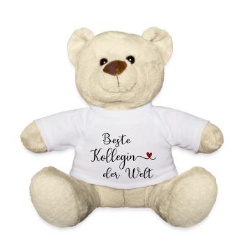 Beste Kollegin der Welt - Teddy - Weiß - Vorne