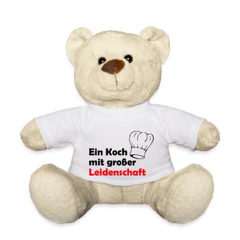 Koch mit Leidenschaft - Bringst du das Zeug mit - Teddy - Weiß - Vorne