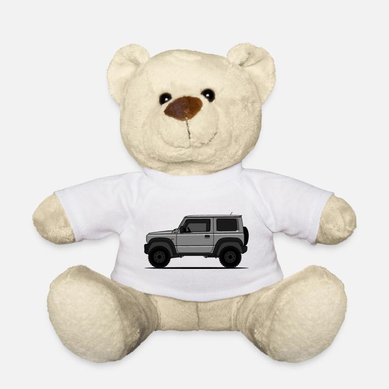 Jimny Grey - Teddy Bear - white