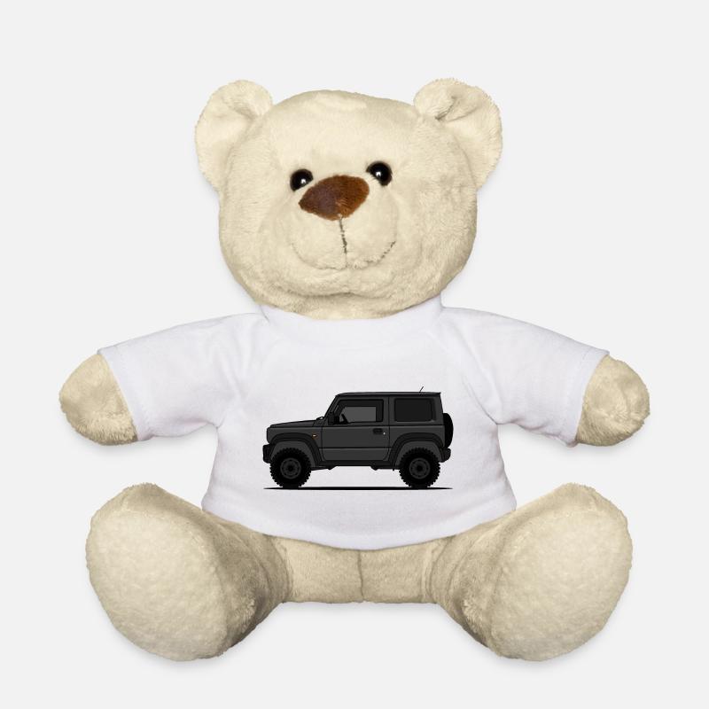 Jimny Schwarz - Teddy - Weiß