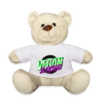 birthday present idea veggie fruit statement - Teddy Bear - white - Front