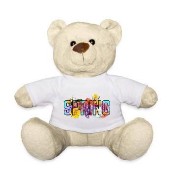 Blue Spring - Teddy Bear - white - Front