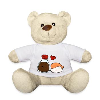 Love sushi - Teddy Bear - white - Front