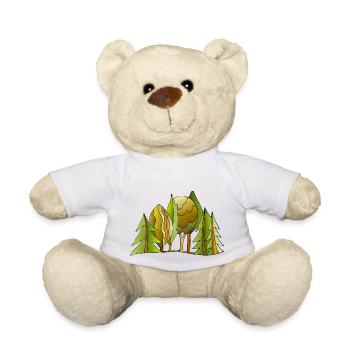 Arbre - Nounours - blanc - Devant