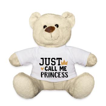 Just Call Me Princess - Teddy - Weiß - Vorne