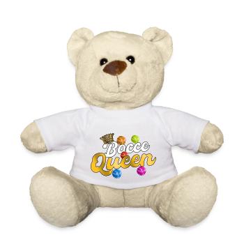 Bocce Bocci Colorful Balls Player I Gift - Teddy Bear - white - Front