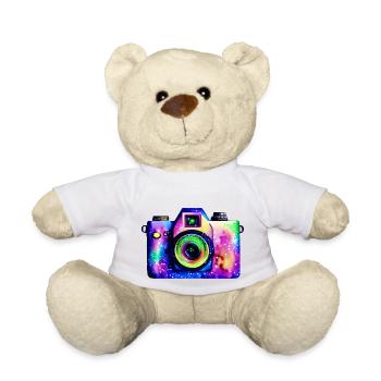 Photographing Camera Photographer Funny Photographer - Teddy Bear - white - Front