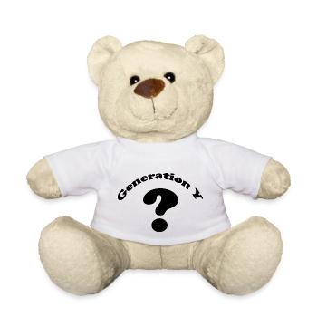 Generation Y Fragezeichen - Teddy - Weiß - Vorne