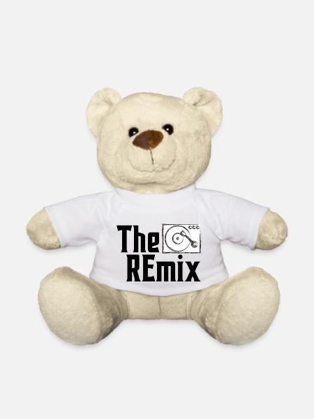 Partnerlook Shirts Familie Kinder Eltern the remix - Teddy - Weiß