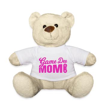 Game Developer Mother - Teddy Bear - white - Front