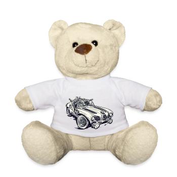 Timeless car - Teddy Bear - white - Front