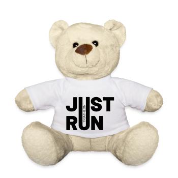 TRIATHLON just run - Teddy Bear - white - Front