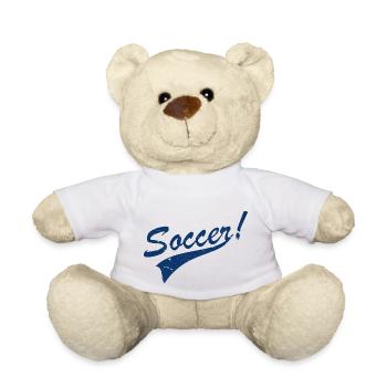 Vintage-Fußball - Teddy - Weiß - Vorne