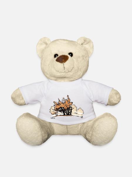 Grove of trees - Teddy Bear - white