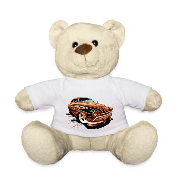 VALEEWEAR - Ein Retro Muscle-Car - Teddy - Weiß - Vorne