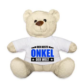 beste onkel - Teddy - Weiß - Vorne