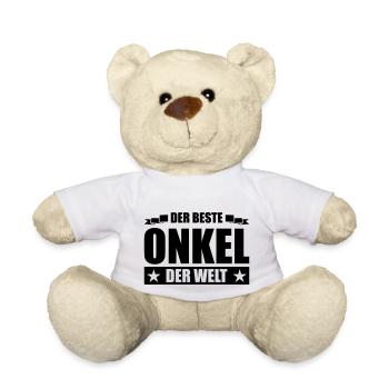 beste onkel - Teddy - Weiß - Vorne