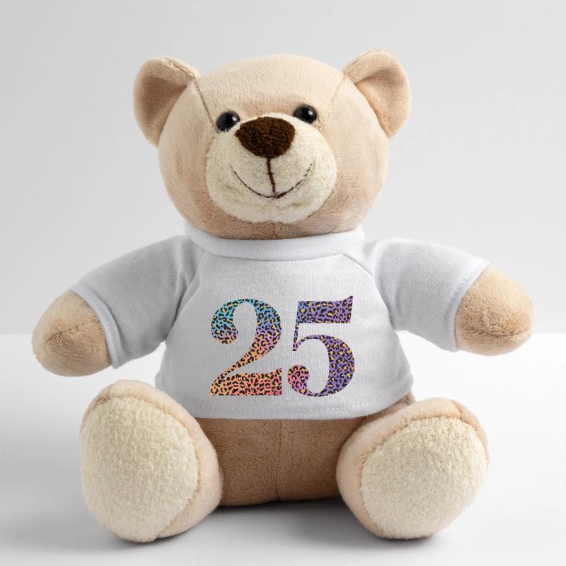 25th Birthday Leopard Teddy Bear