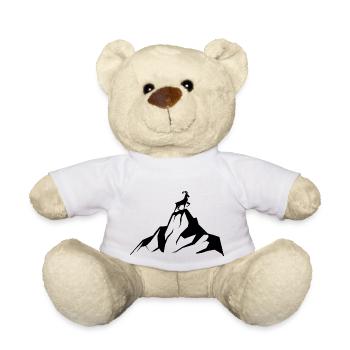 Goat - Mountain - (9) - Teddy Bear - white - Front