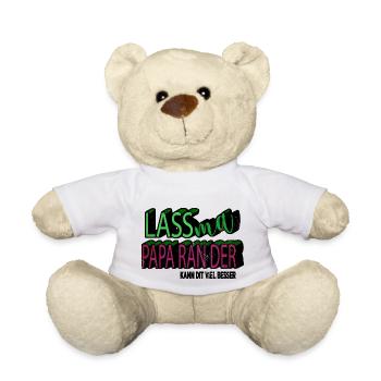 bday familienwappen weihnachten katze elternzeit - Teddy - Weiß - Vorne