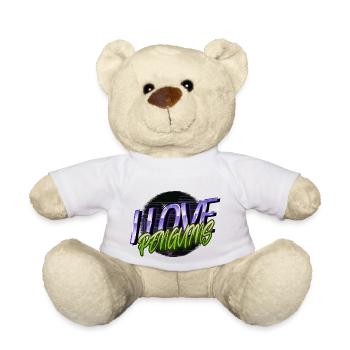Dictons Clumpsy Dabbing cadeau manchot royal - Nounours - blanc - Devant