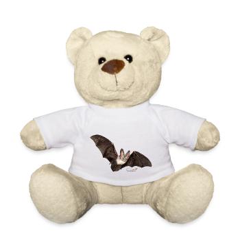 Oreille de souris, une chauve-souris - Nounours - blanc - Devant