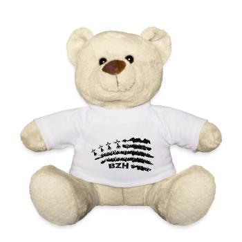 Breton flag,Breton map,vintage BZH - Teddy Bear - white - Front