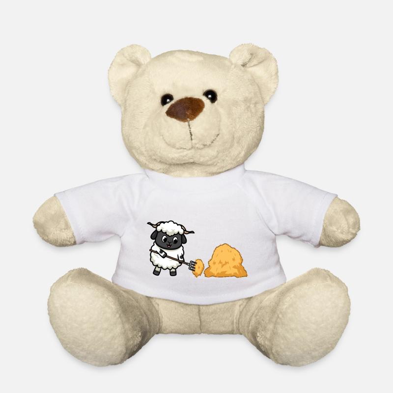 Moutons de travail - Nounours - blanc