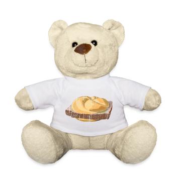 Österreichisch / Bayrische Leberkassemmel - Teddy - Weiß - Vorne