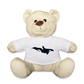 Bébé orque - Nounours - blanc - Devant