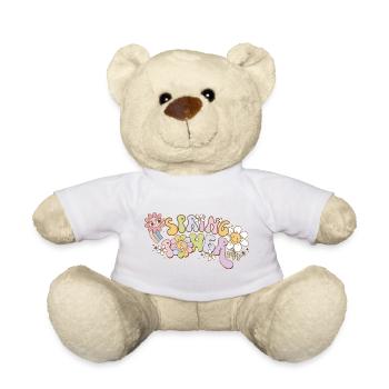 Spring Power Grovvy Frühlingsgefühl Blumen - Teddy - Weiß - Vorne