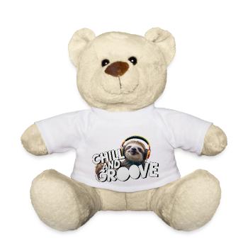 Chillen und Grooven - Teddy - Weiß - Vorne