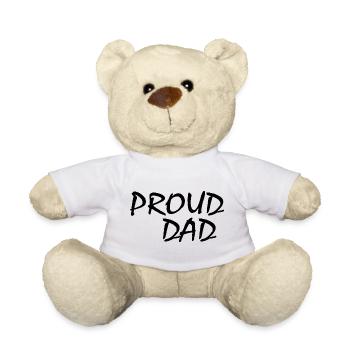 Proud dad - Nounours - blanc - Devant