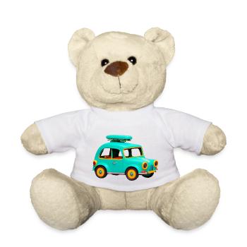 ab in den Urlaub - Teddy - Weiß - Vorne