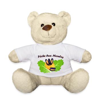 PECHE AUX MOULES - Nounours - blanc - Devant
