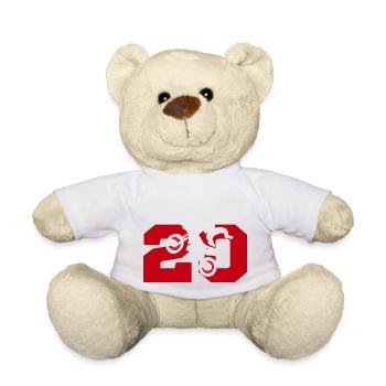 Moto 20 Biker - Teddy - Weiß - Vorne